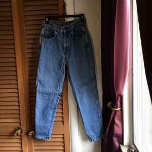 Chic: Petite Blue Jeans! High Waisted/Tapered Leg